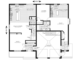 Plan #20004 - Rez-de-chausse