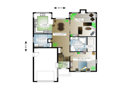 Plan #00011 - Rez-de-chausse