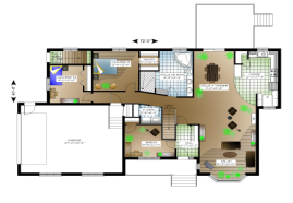 Plan #00095 - Rez-de-chausse