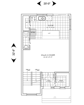 Plan #0001I - Rez-de-chausse